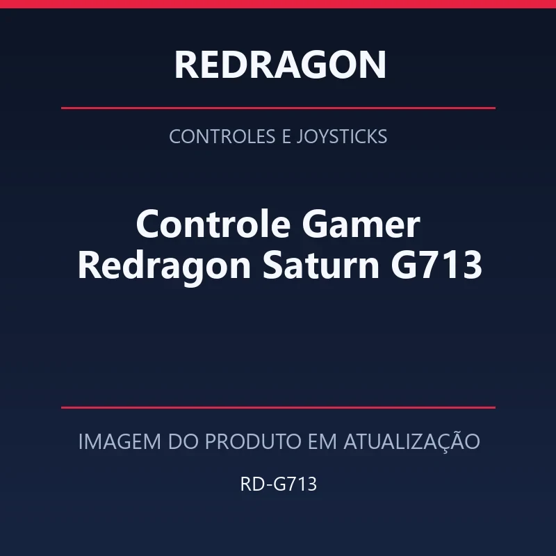 Controle Gamer Redragon Saturn G713