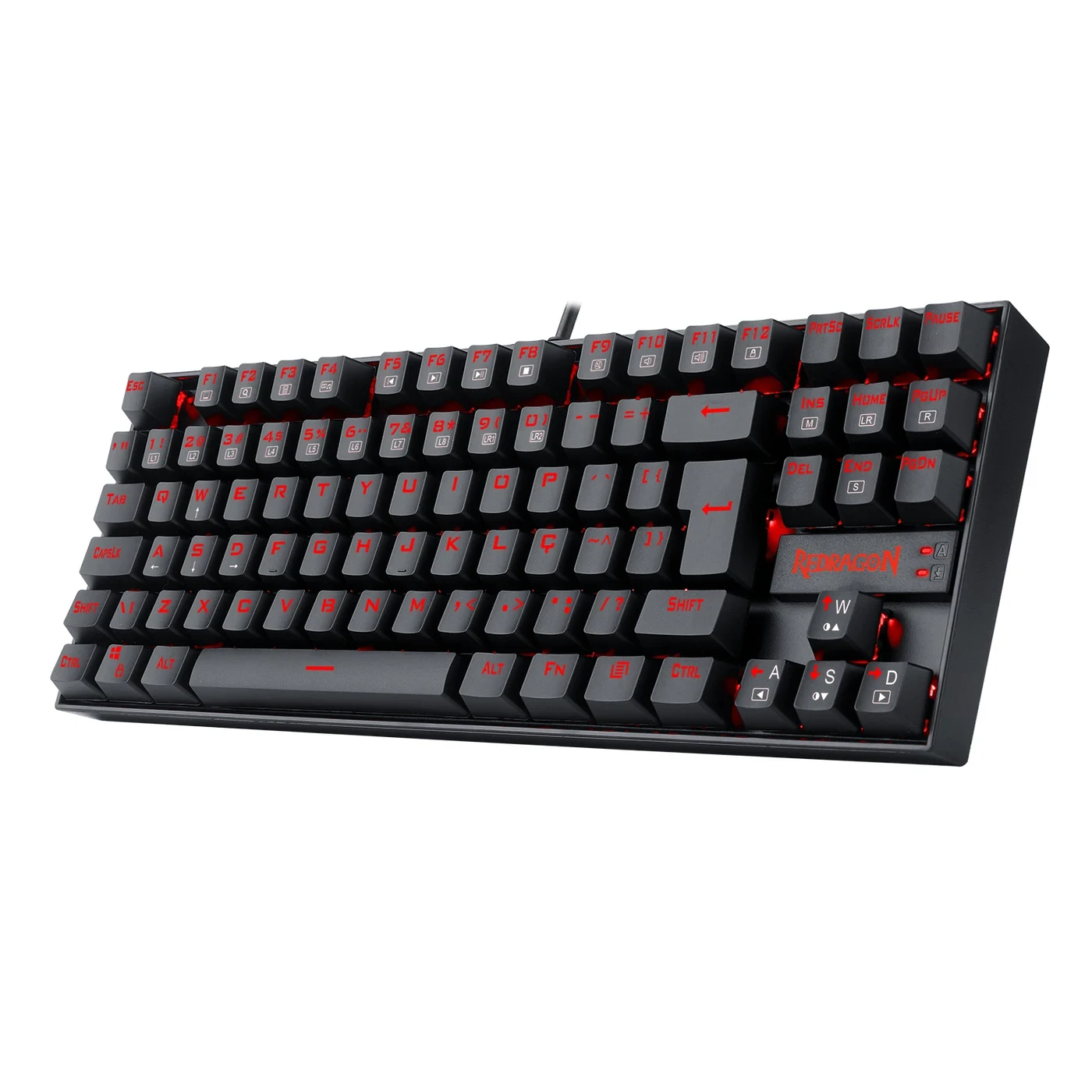 Teclado Mecânico Gamer Kumara Single Color Pto Switch Marrom ABNT2