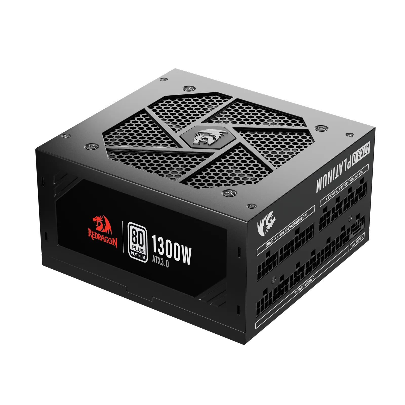 Fonte Redragon 1300 Watts Full Modular 80 Plus Platinum Preto