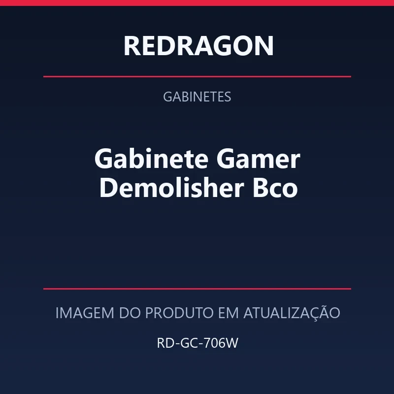 Gabinete Gamer Demolisher Bco