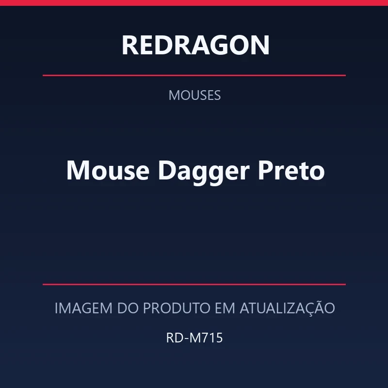 Mouse Dagger Preto