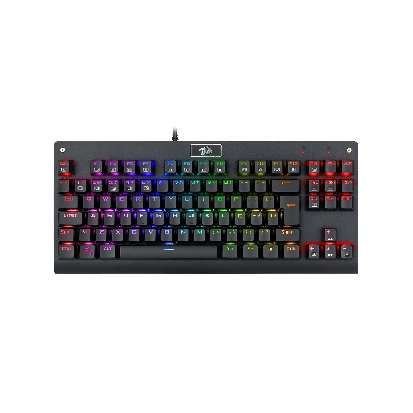 Teclado Mecânico Gamer Dark Avenger RGB Switch Marrom