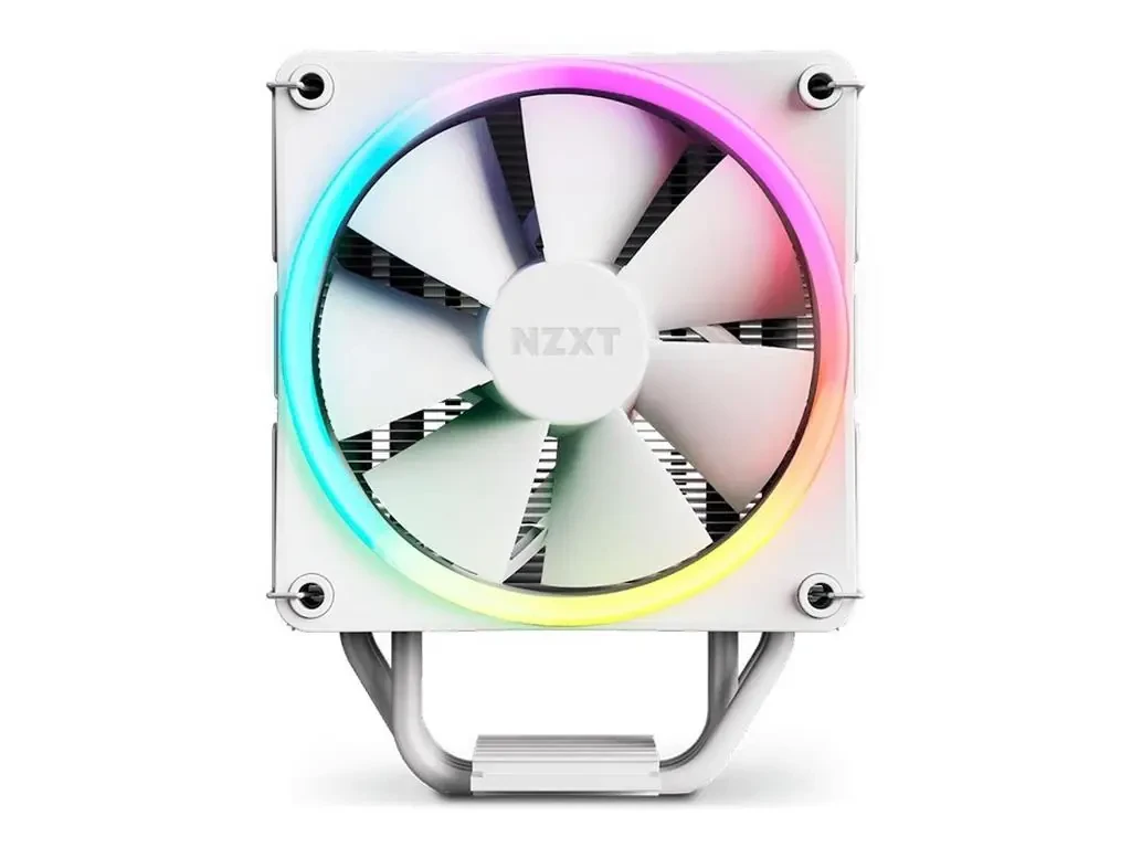Air Cooler P/ Processador Nzxt T120 P/ Intel/Amd Rgb Branco - Rc-Tr120-W1