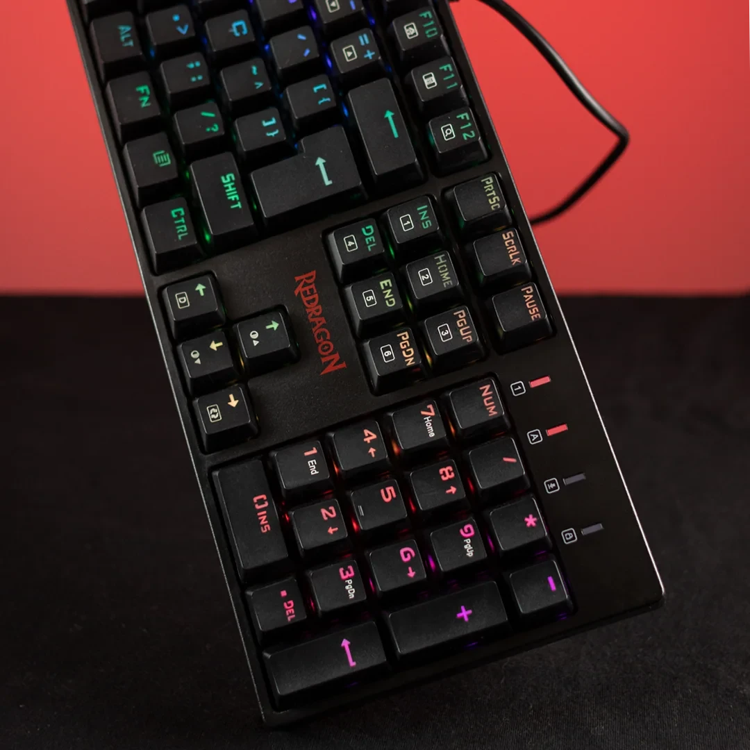 Teclado Óptico Gamer Surara PRO Pto Switch Vermelho ABNT2