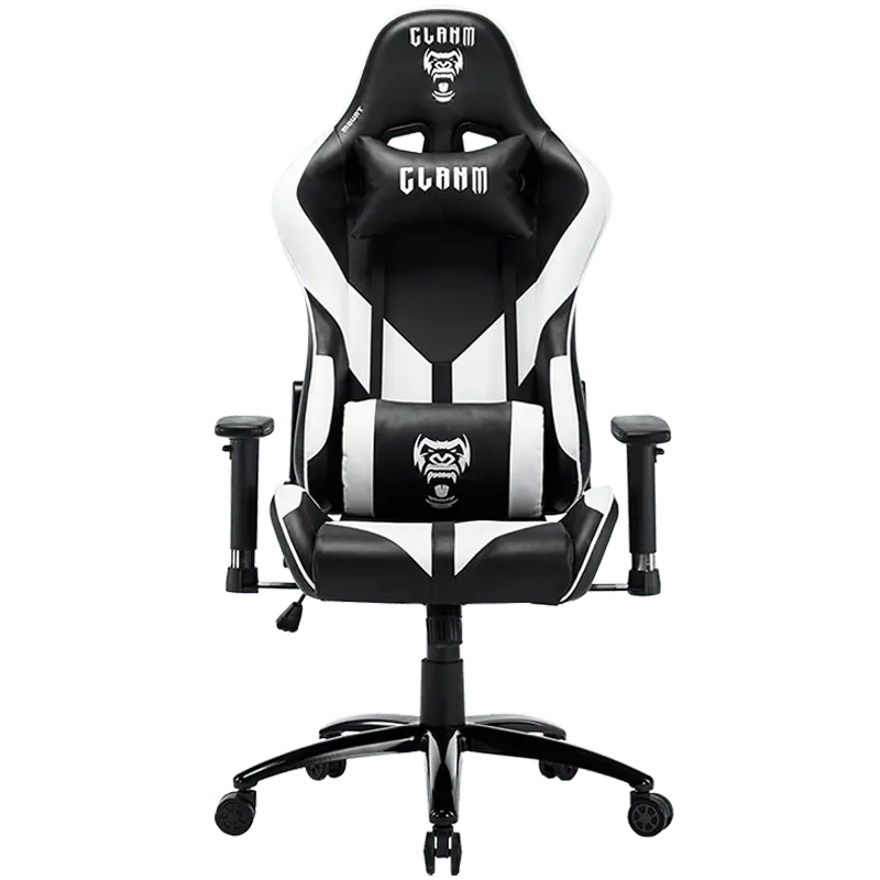 Cadeira Gamer Mount Black/White Clanm (Cód. 11086)