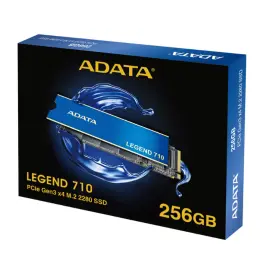 SSD ADATA LEGEND 256GB 710 M.2 2280 NVME PCIE GEN 3 X4 LEITURA 2400MB/S GRAVACAO 1800MB/S - ALEG-710-256GCS