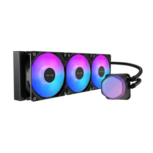 WATER COOLER ELITE LIQUID 36CM PRETO ARGB COOLER MASTER