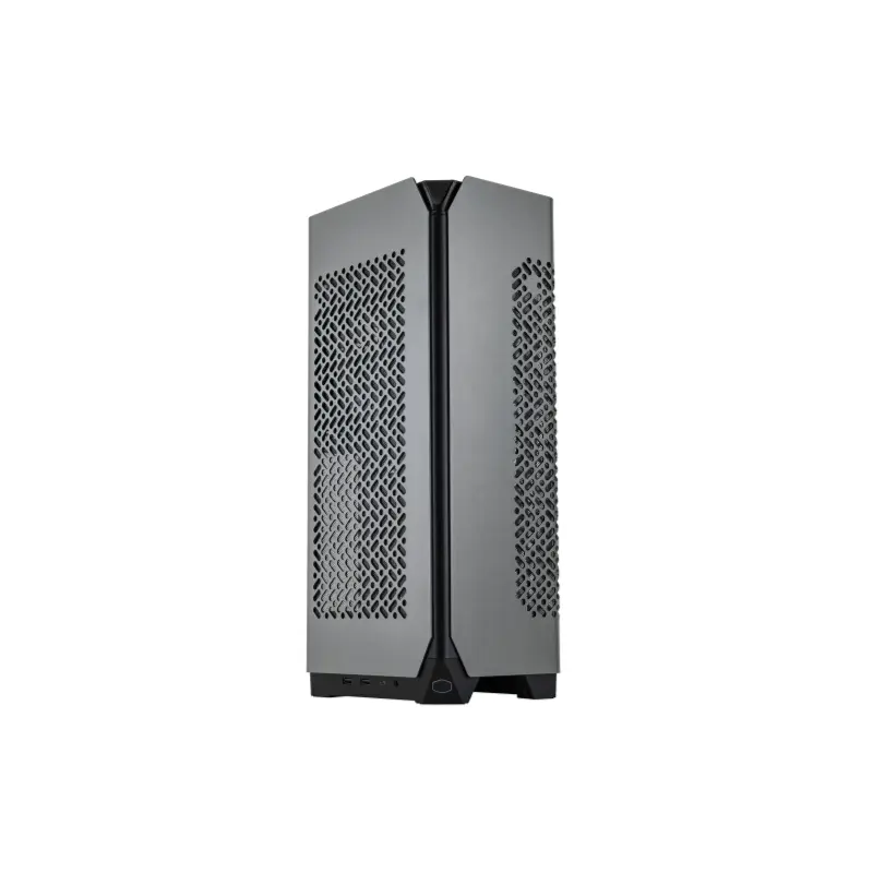 GABINETE GAMER ITX COM FONTE E WATER COOLER NCORE 100 MAX CINZA COOLER MASTER