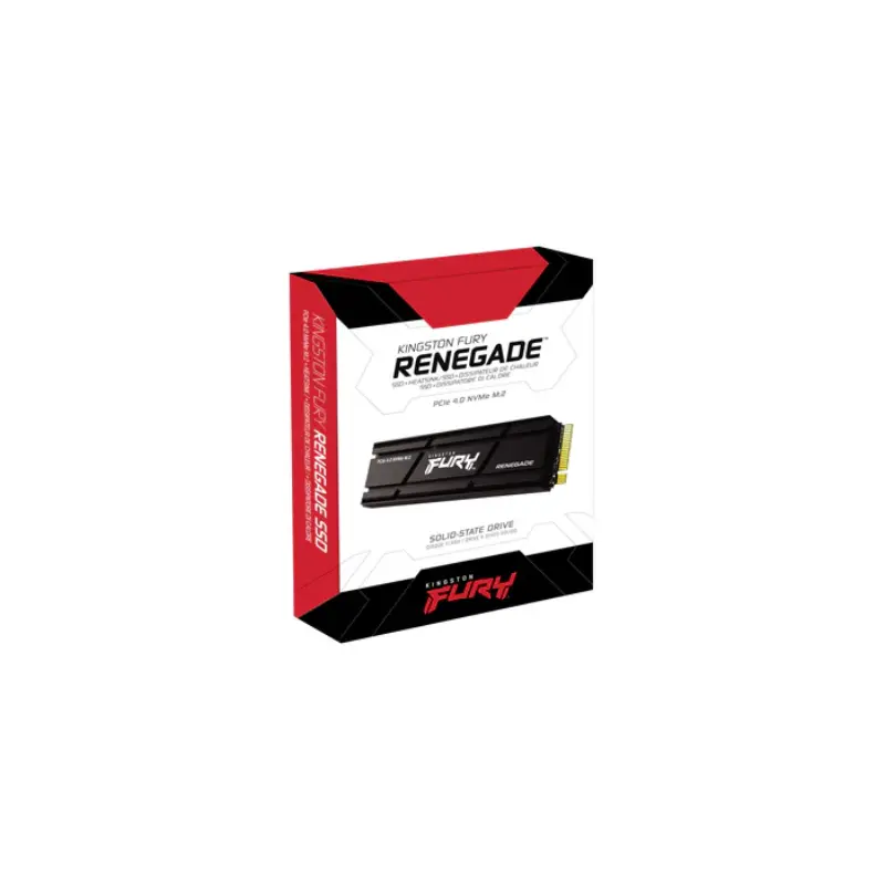 SSD KINGSTON 2TB FURY RENEGADE M.2 2280 NVME PCIE 4.0 LEITURA 7300MB/S GRAVACAO 7000MB/S - SFYRDK/2000G