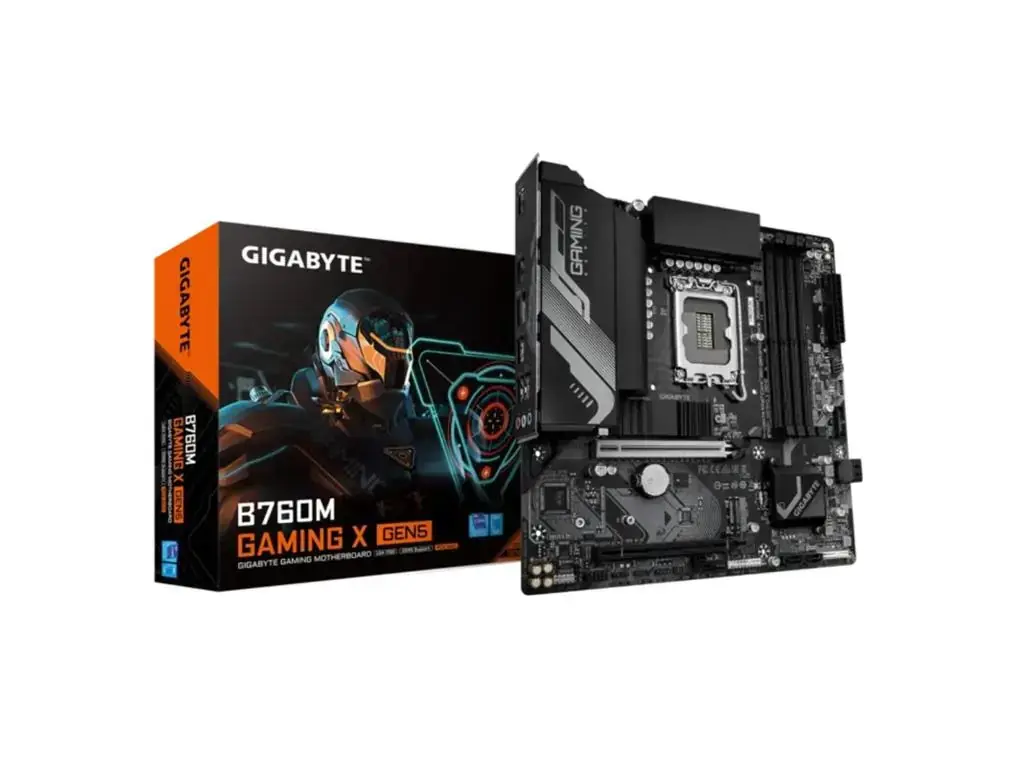 Placa Mãe Gigabyte B760M Gaming X Gen5 DDR5 LGA1700 Micro ATX