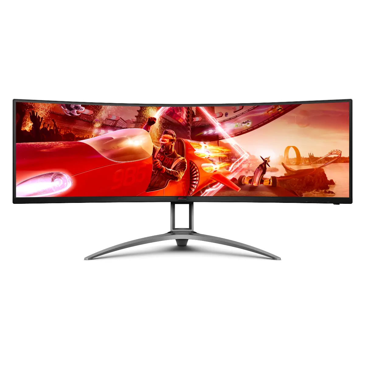 MONITOR AOC GAMER AGON 49 CURVE LED FULL HD AG493QCX / VA / HDMI / DISPLAY PORT / USB / MULTIMIDIA / AJ ALTURA / 144HZ