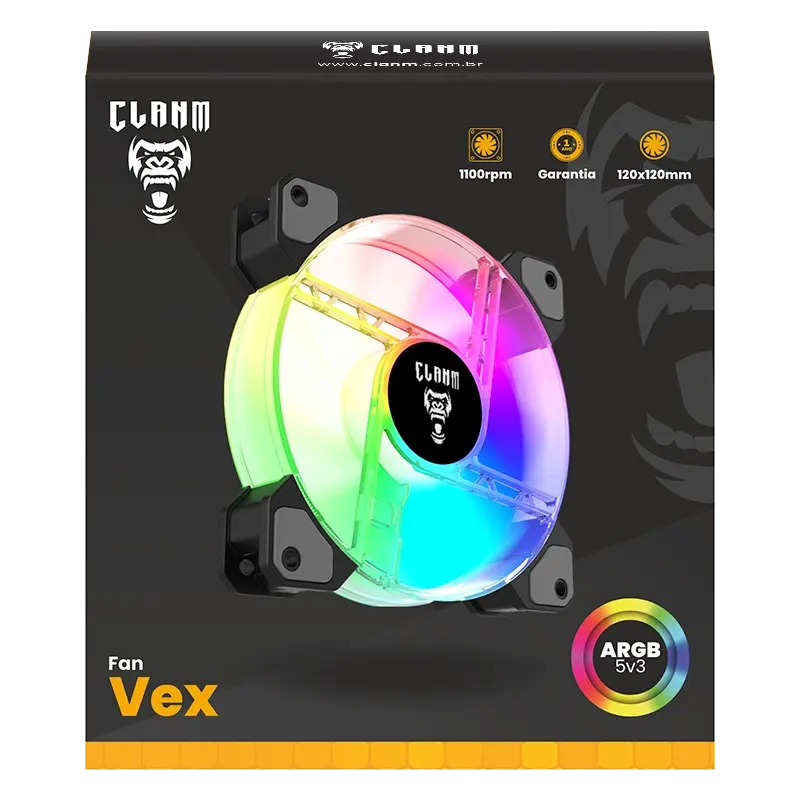 Fan Vex ARGB 120mm Clanm (Cód. 12858)