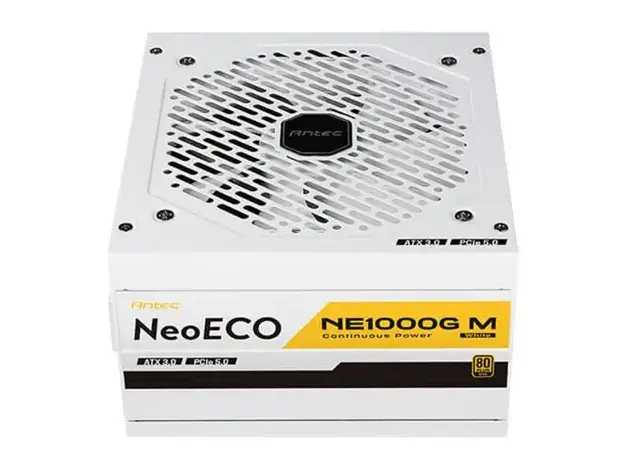 Fonte Antec NeoECO NE1000G M White ATX 3.0 1000W 80 Plus Gold Full Modular
