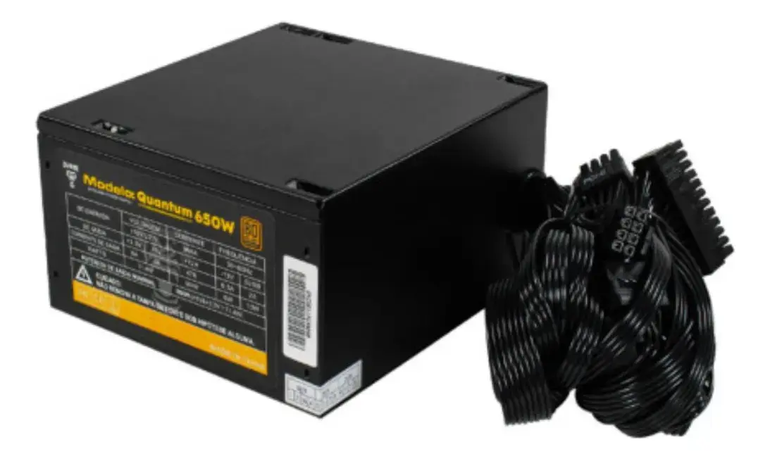 Fonte Gamer Quantum 650W Clanm (Cód. 12108)