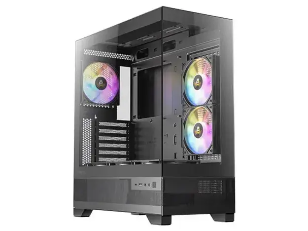 Gabinete Gamer Antec CX700 RGB Elite Preto Lateral de Vidro