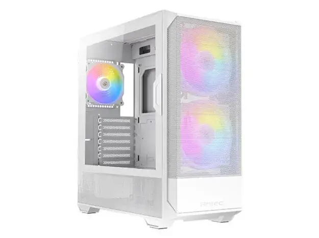 Gabinete Gamer Antec NX416L Branco ARGB Lateral de Vidro