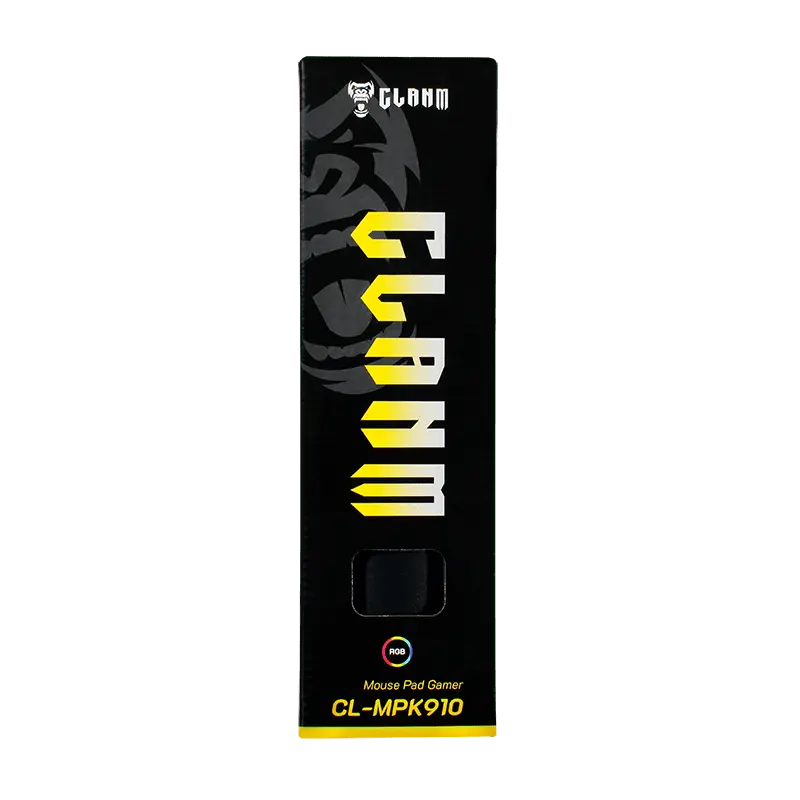 Mousepad Gamer MPK910 RGB Clanm (Cód. 10002)