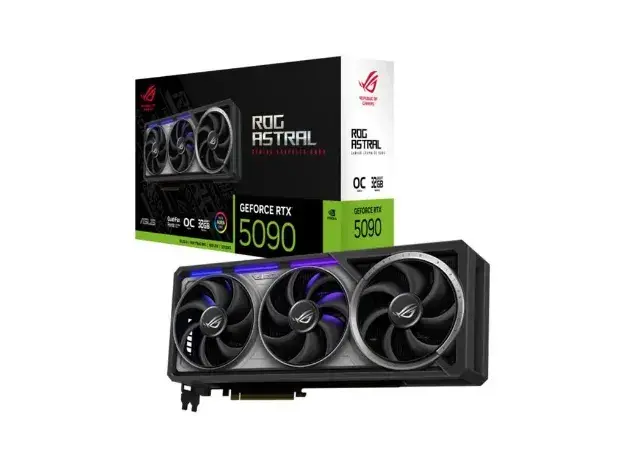 Placa de Vídeo Asus ROG Astral GeForce RTX 5090 Gaming OC 32GB GDDR7 512 Bits