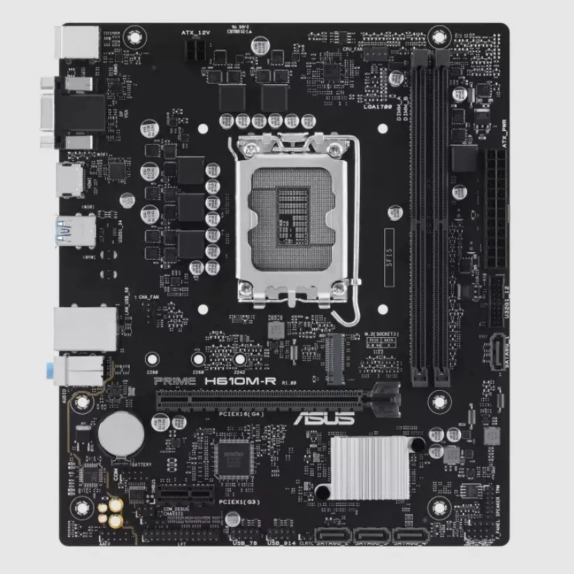 Placa-Mãe ASUS Prime H610M-R — LGA1700, DDR5, mATX