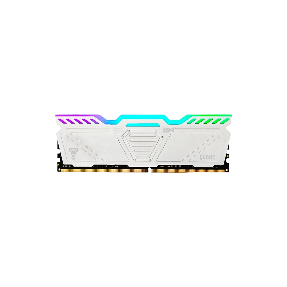 Memória DDR4 16GB 3200MHz RGB Branco Clanm (Cód. 13412)