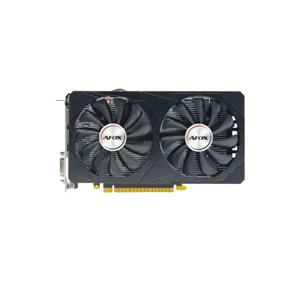 Placa de Vídeo Afox GeForce GTX 1650 Dual Fan 4GB GDDR6 128 Bits