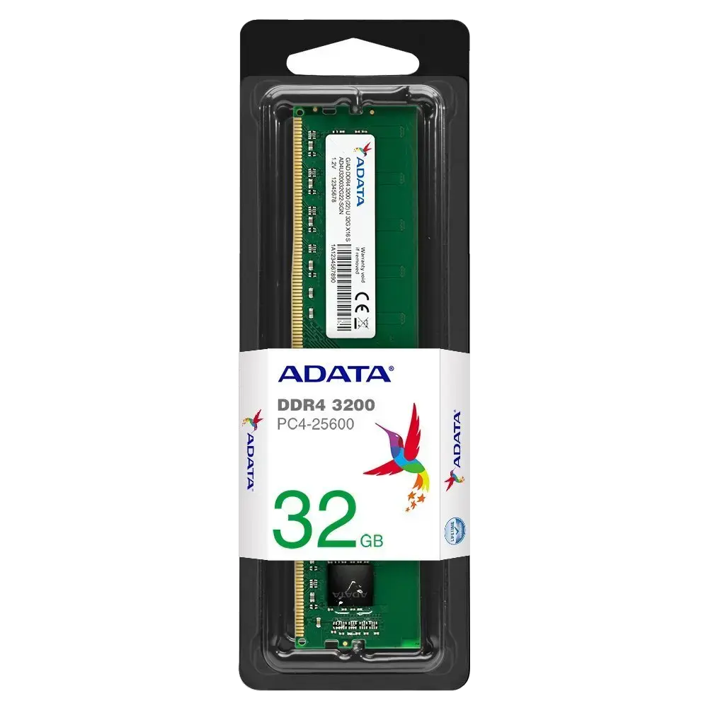 MEMORIA 32GB DDR4 3200MHZ 1.2V ADATA - DESKTOP - AD4U320032G22-SGN