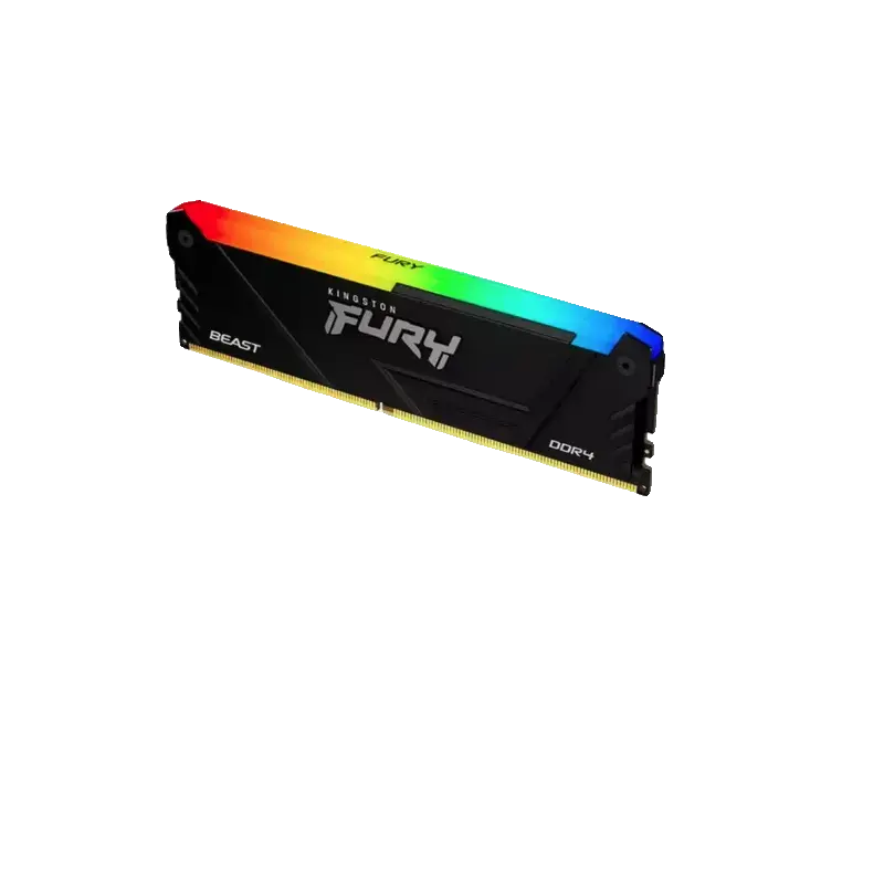Memória Kingston Fury Beast RGB 8GB DDR4 3200MHz CL16 — Desktop