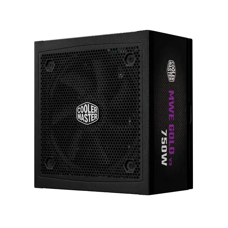 FONTE COOLER MASTER FULL MODULAR ATX 3.1 750W MWE GOLD 750 V3 PFC ATIVO 80 PLUS GOLD COM CABO DE FORCA GARANTIA 10 ANOS
