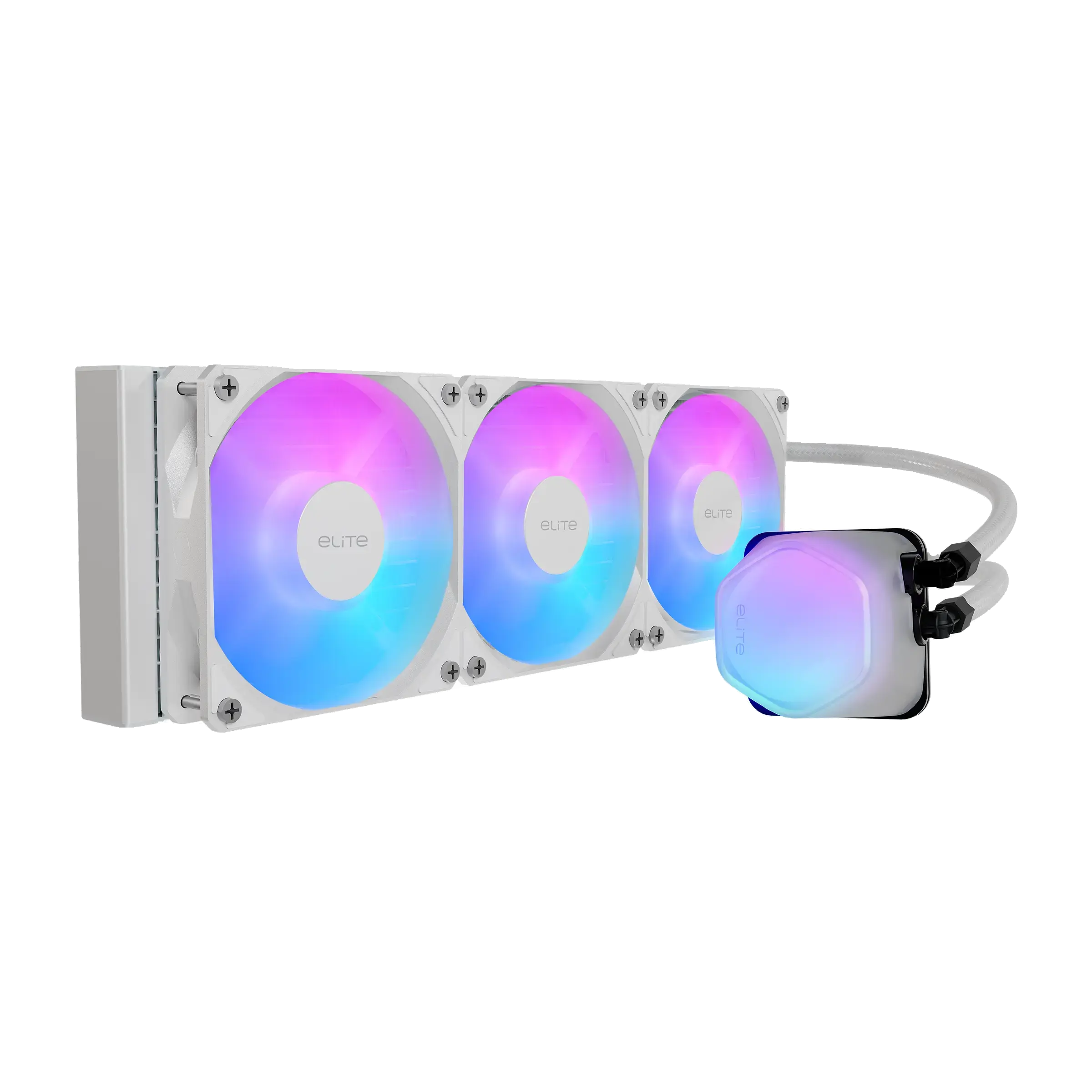 WATER COOLER ELITE LIQUID 36CM BRANCO ARGB COOLER MASTER