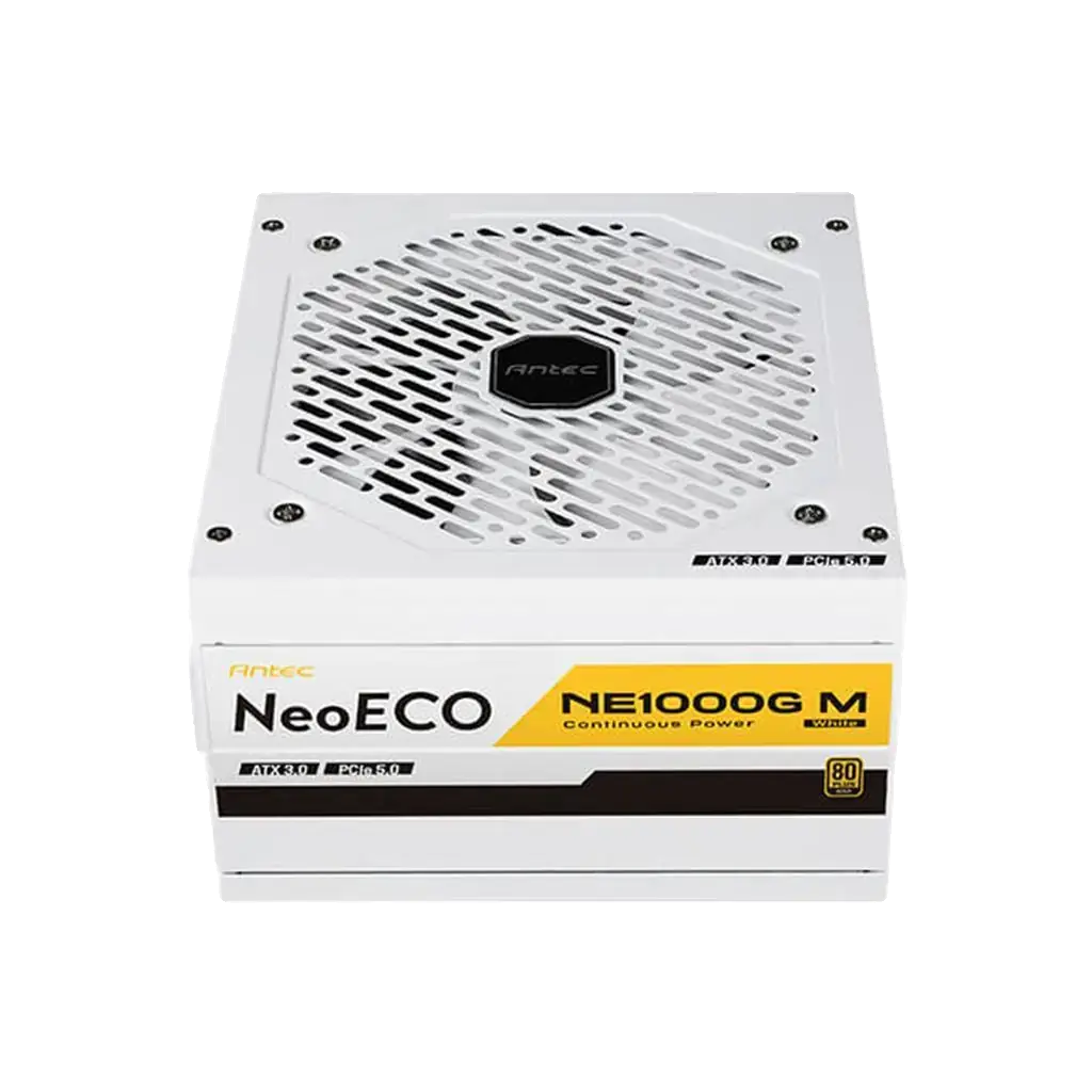 Fonte Antec NeoECO NE1000G M White ATX 3.0 1000W 80 Plus Gold Full Modular