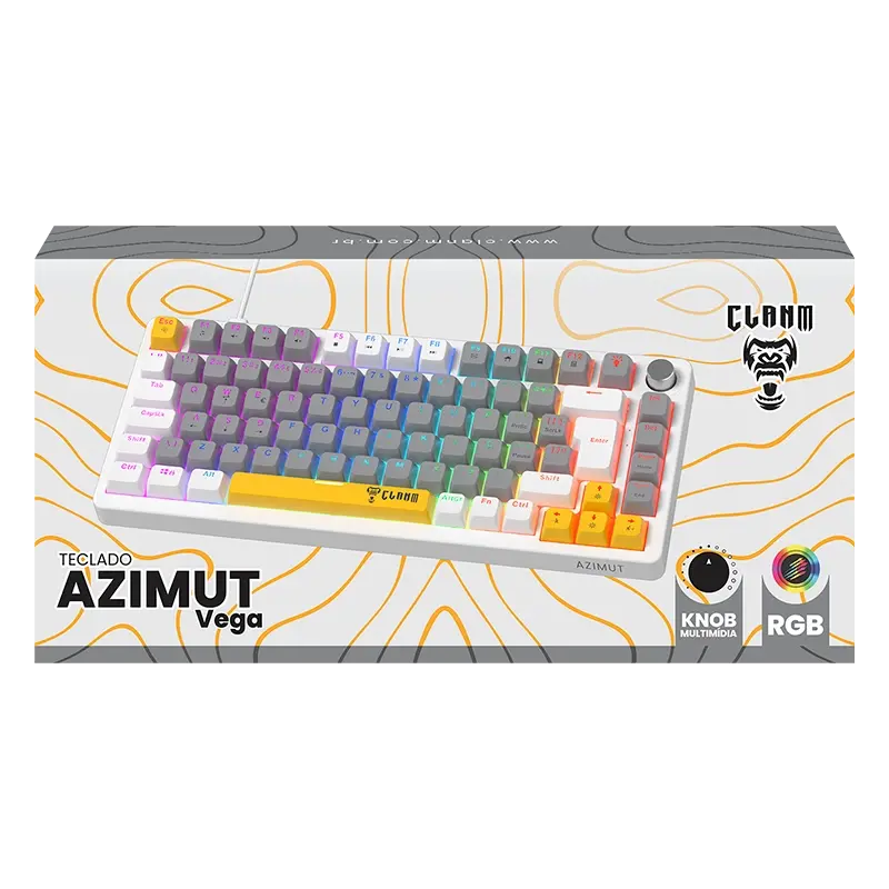 Teclado Azimut Vega 85% Clanm (Cód. 14346)