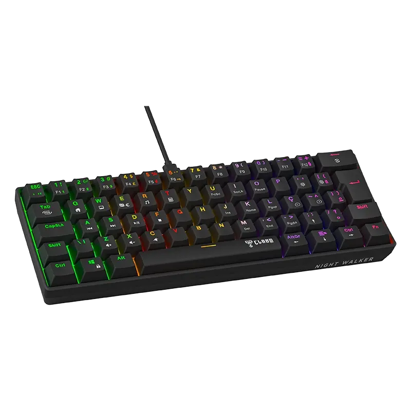 Teclado Night Walker V2 60% Clanm (Cód. 12670)