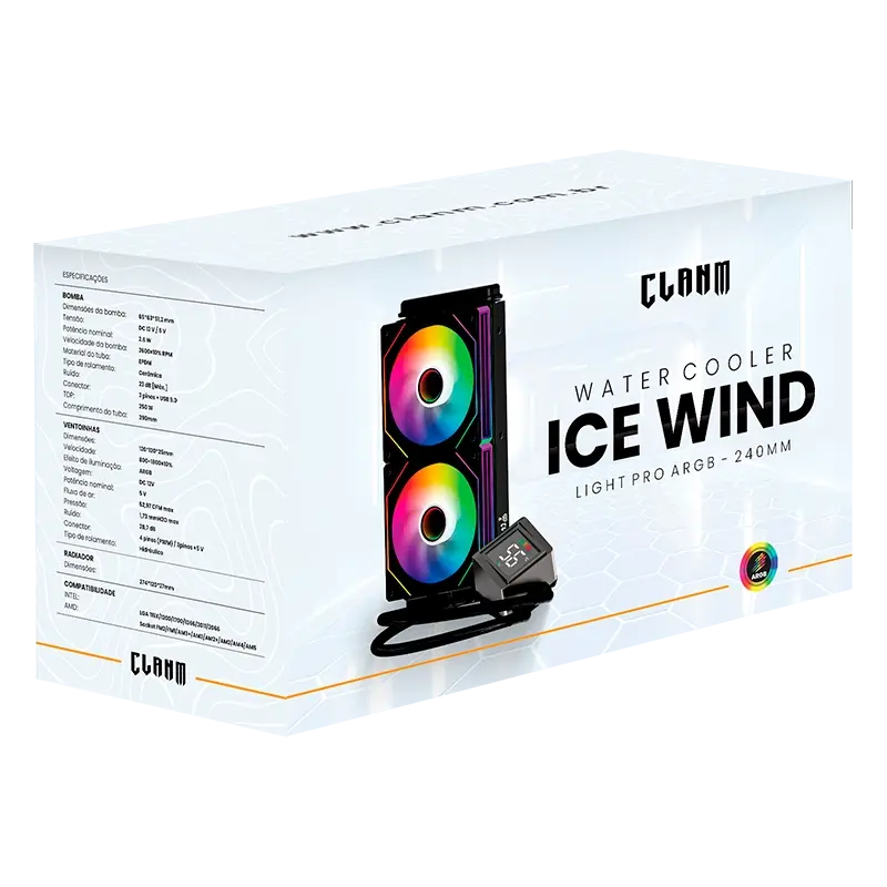Water Cooler Ice Wind Clanm (Cód. 14481)