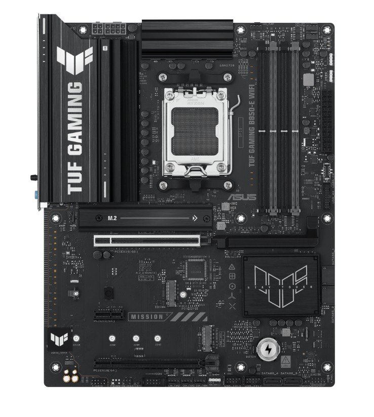 Placa-Mãe ASUS TUF Gaming B850M-E WiFi — AM5, DDR5, mATX